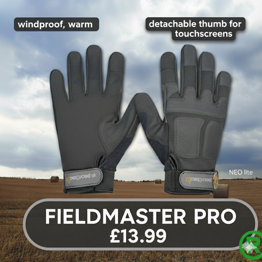thumbnail image 2 of QUEST Metal Detecting Gloves - Medium, Made In UK 2 of 4